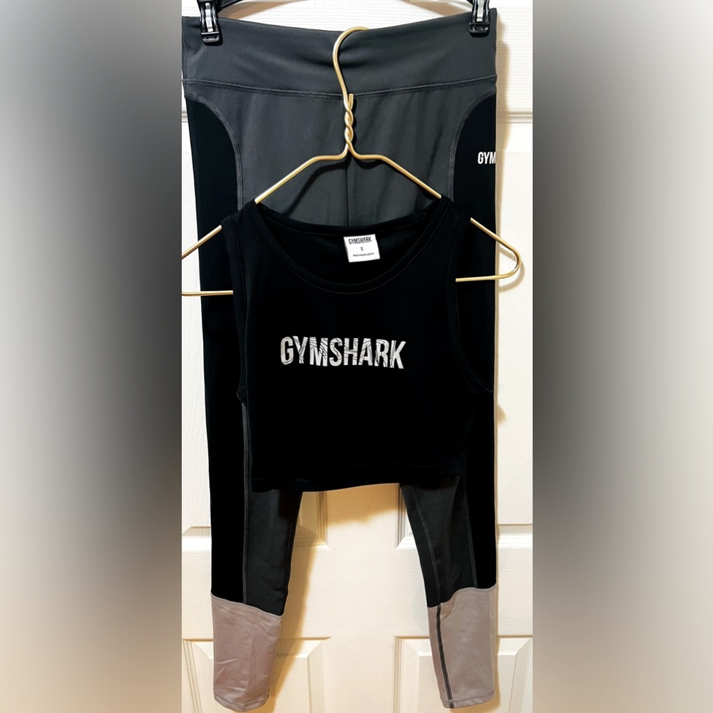 Gym Shark Leggings with Cropped Top
